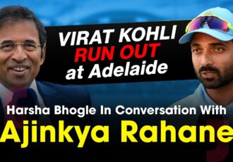 Harsha Ajinkya Chat Virat run out at Adelaide